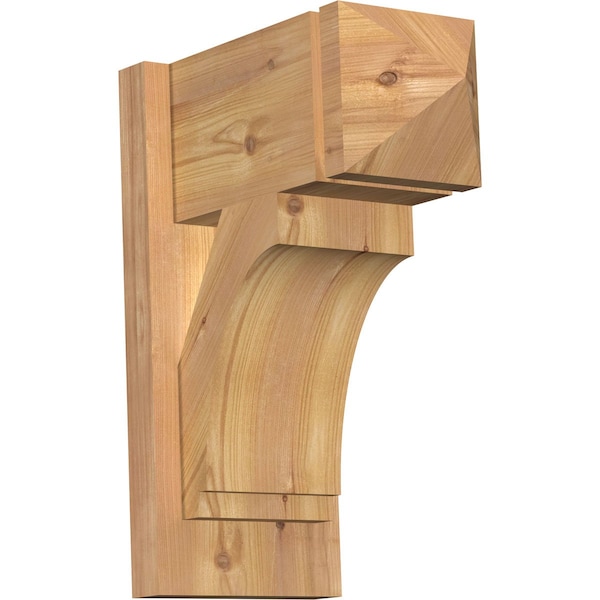 Ekena Millwork Imperial Arts & Crafts Smooth Outlooker, Western Red Cedar, 7 1/2"W x 14"D x 18"H OUT08X14X18IMP03SWR - main